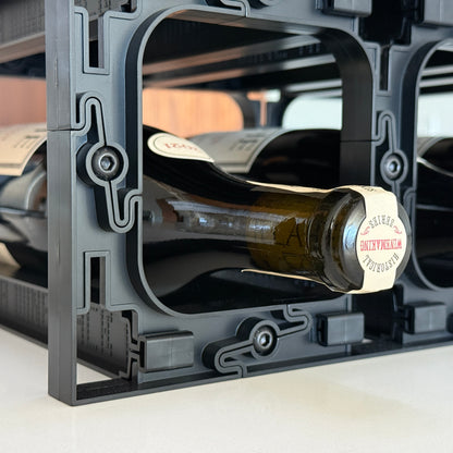 Modular Wine Rack System 6+ Bottles Kit